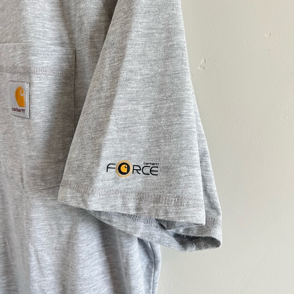 Carhartt | Light Grey Relaxed Fit Short Sleeve Tee Shirt - Picture 6 of 7